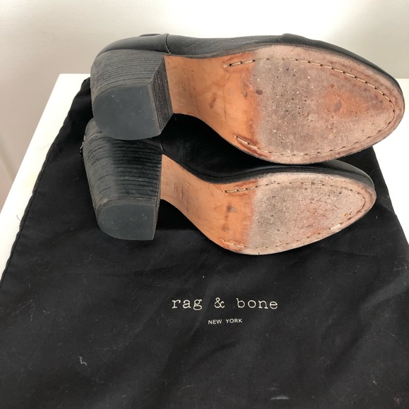 Rag and Bone black booties - Picture 3 of 4